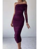 V-Neck Strap Party Dress, Cuavan