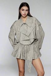 Kaia Camouflage Skirt Set, Cuavan