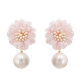 Capriana Floral Drop Earrings, Cuavan