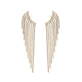 Georgie Tassel Crystal Earrings