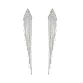 Amaris Silver Tassel Earrings
