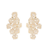 Geometric Crystal Earrings