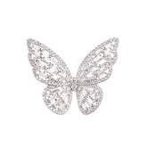 Evodie Rhinestone Butterfly Ring