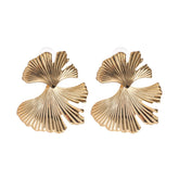 Adriana Ginkgo Leaf Earrings, Cuavan