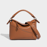 Aria Leather Satchel Bag, Cuavan