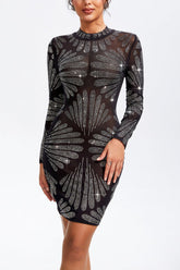 Sharla Mini Dress — Black