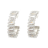 Ysabella Crystal Hoop Earrings, Cuavan