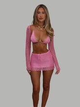 Zarae Crop Top — Hot Pink, Cuavan