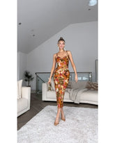 Halter Print Party Dress (II), Cuavan