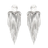 Silver Tassel Earrings