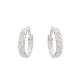 Léa Crystal Circle Earrings