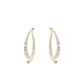 Mathilde Curved-Edge Statement Earrings