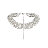 Thaïs Layered Crystal Necklace, Cuavan