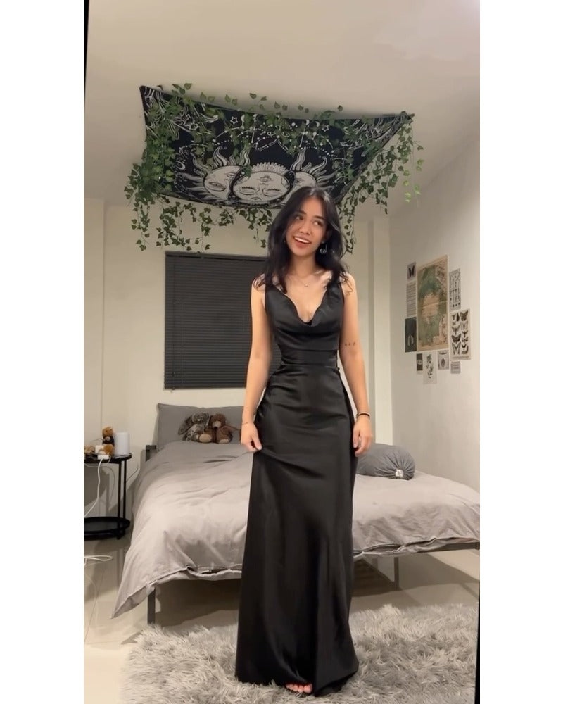Deep-V Party Dress (III), Cuavan