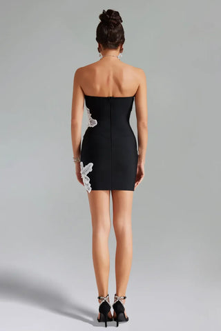 Narnia Petite Mini Dress — Black