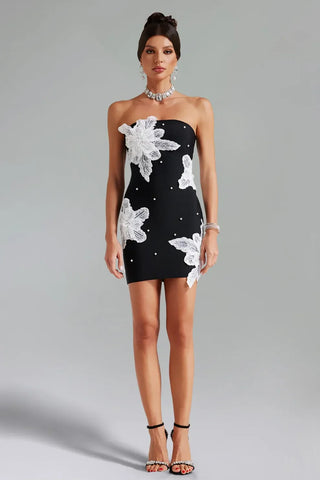 Narnia Petite Mini Dress — Black