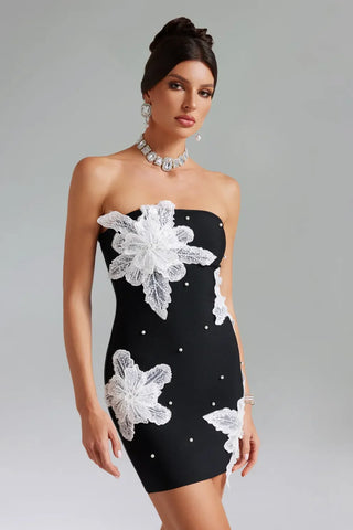 Narnia Petite Mini Dress — Black