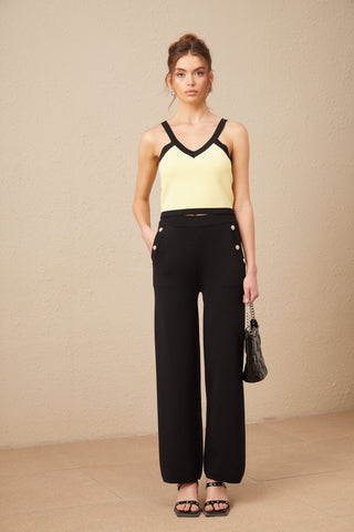Eloise Knit Cardigan, Vest, and Trousers Set