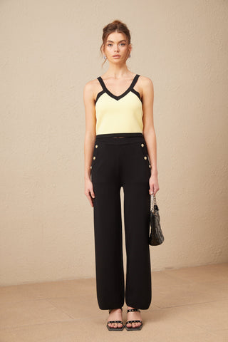 Eloise Knit Cardigan, Vest, and Trousers Set
