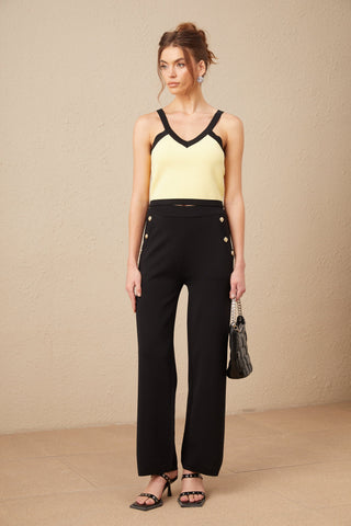 Eloise Knit Cardigan, Vest, and Trousers Set