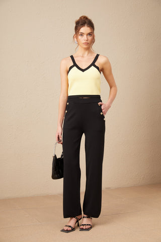 Eloise Knit Cardigan, Vest, and Trousers Set