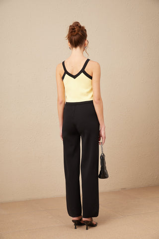 Eloise Knit Cardigan, Vest, and Trousers Set