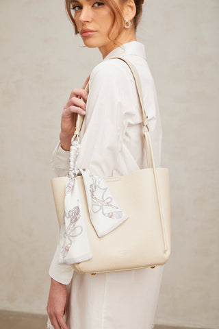 Zahra Scarf-Detail Tote Bag