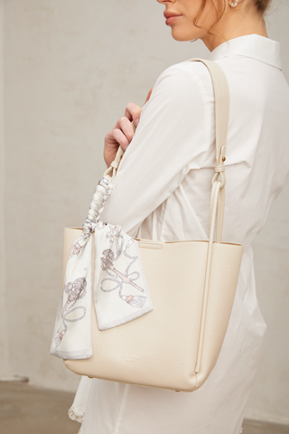 Zahra Scarf-Detail Tote Bag