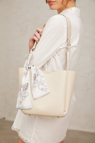 Zahra Scarf-Detail Tote Bag