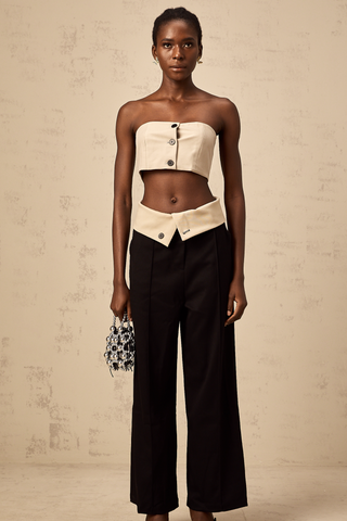 Savage Bustier Top and Trouser Set