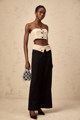 Savage Bustier Top and Trouser Set
