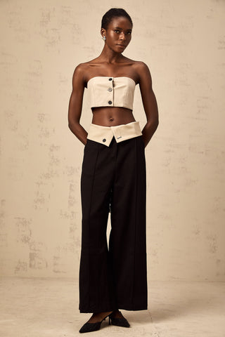 Savage Bustier Top and Trouser Set