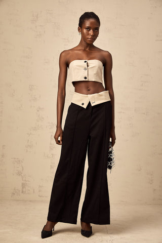 Savage Bustier Top and Trouser Set