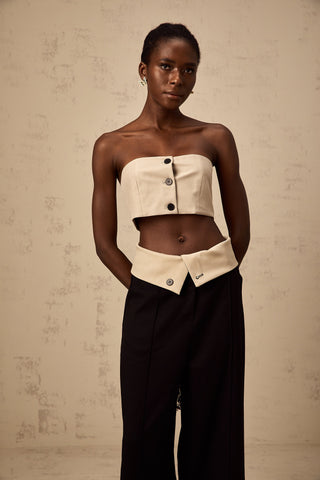 Savage Bustier Top and Trouser Set