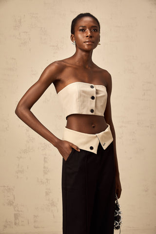 Savage Bustier Top and Trouser Set