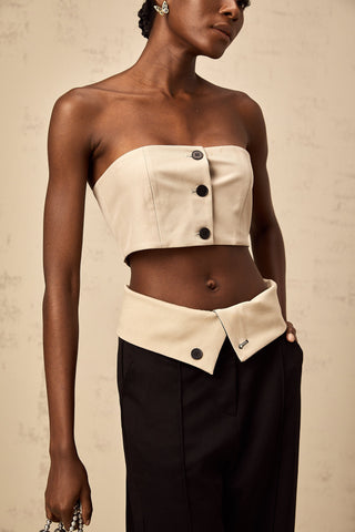 Savage Bustier Top and Trouser Set
