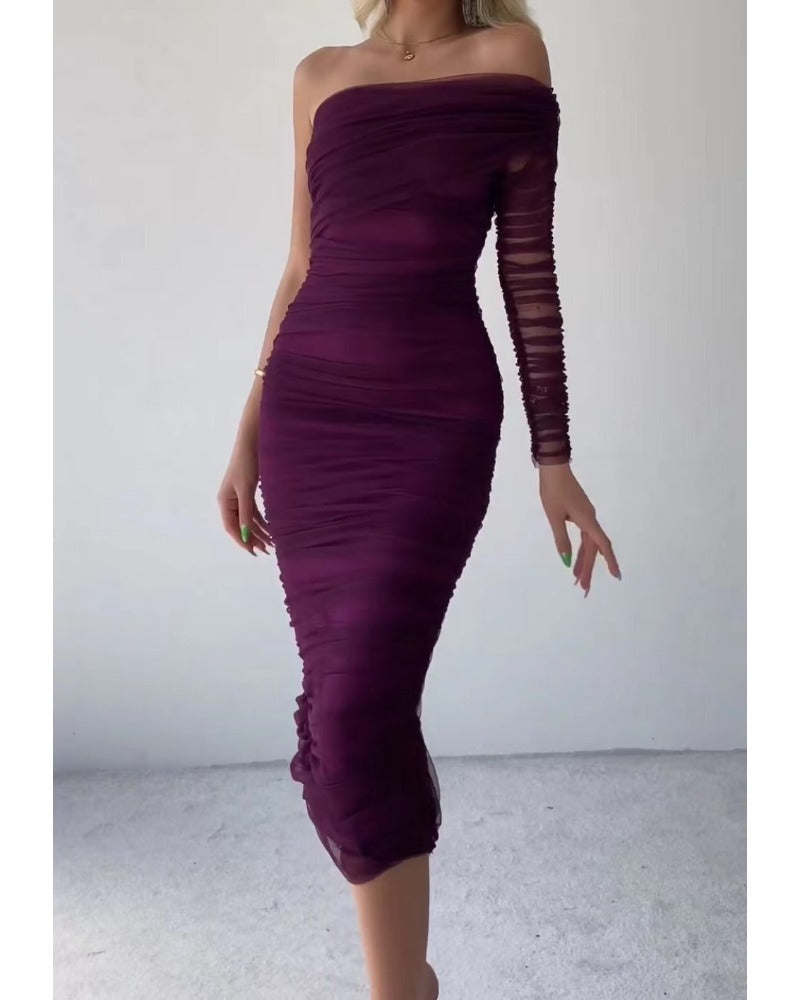 V-Neck Strap Party Dress, Cuavan