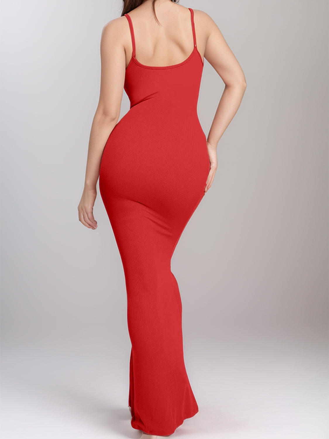 Sleek Contour Maxi Dress with Built-In Shapewear, Cuavan