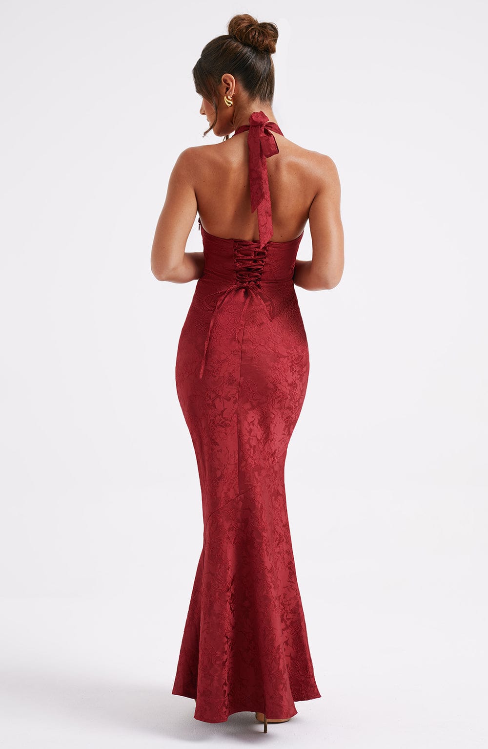 Josephine Maxi Dress — Red, Cuavan