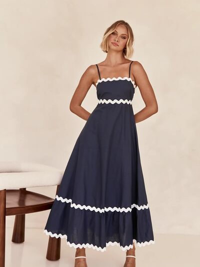 Spaghetti Strap Maxi Dress, Cuavan
