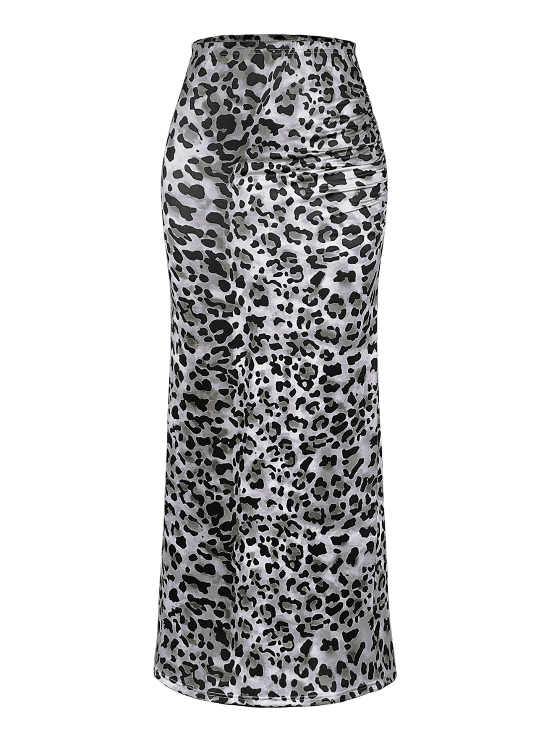 Leopard Slit Midi Skirt — Honey, Cuavan