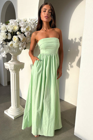 Cornell Maxi Dress — Sage, Cuavan