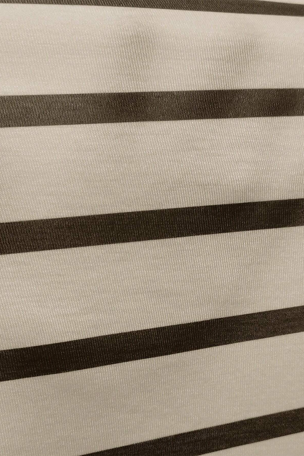 Twist Side-Split Midi Dress — Khaki Stripe, Cuavan