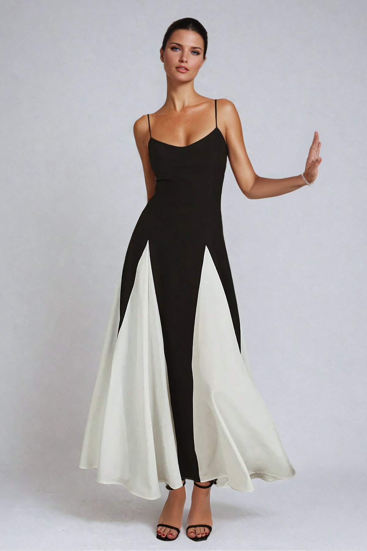 Selene Deconstructed Ruch Maxi Dress, Cuavan