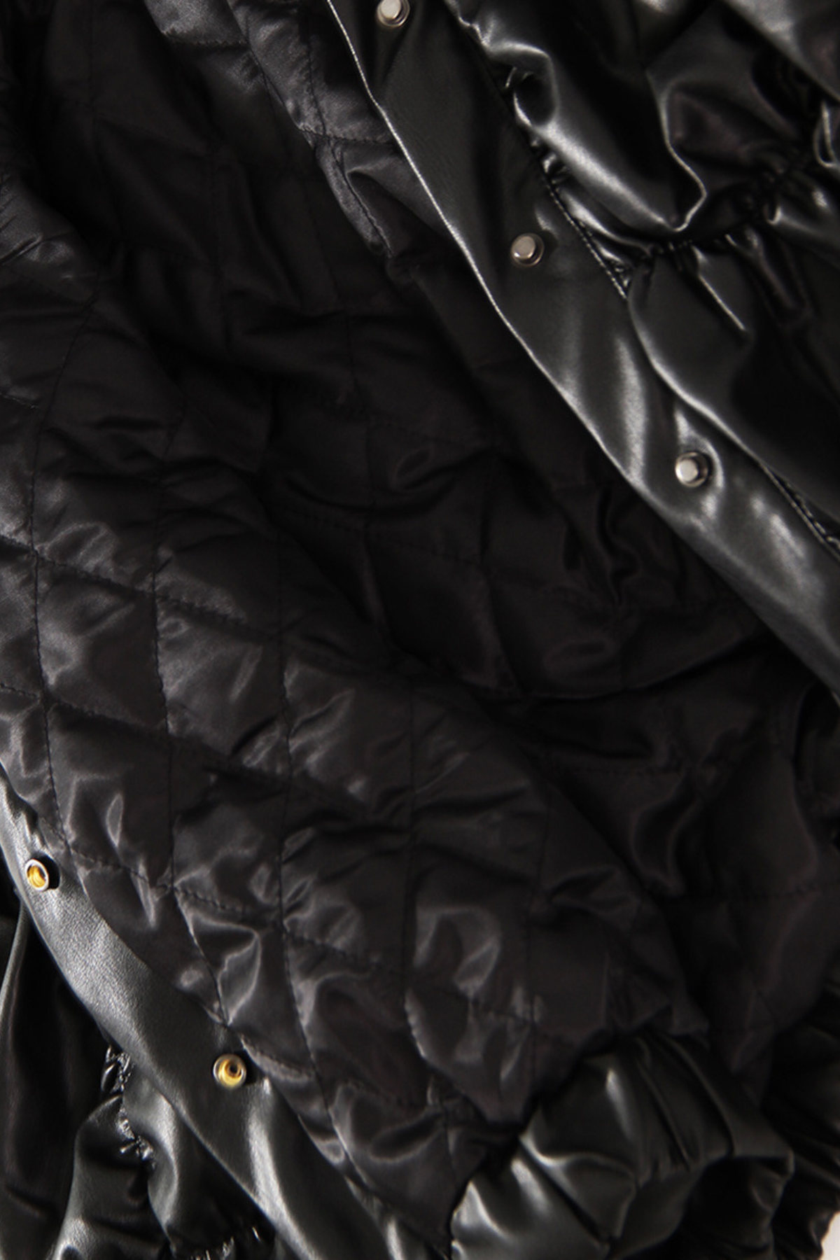 Nova Drawstring Leather Jacket, Cuavan
