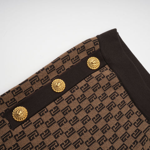 Cyrielle Monogram Jacquard Top and Trousers Set