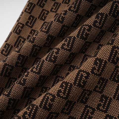 Cyrielle Monogram Jacquard Top and Trousers Set