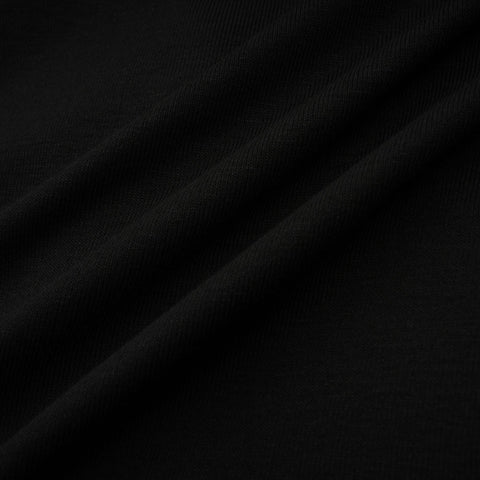 Anaïs Open-Front Gathered Blouse — Black
