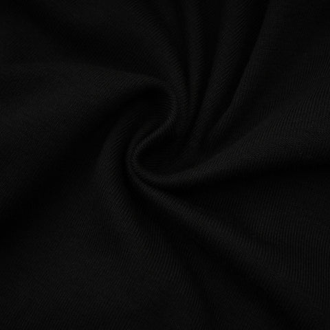 Anaïs Open-Front Gathered Blouse — Black