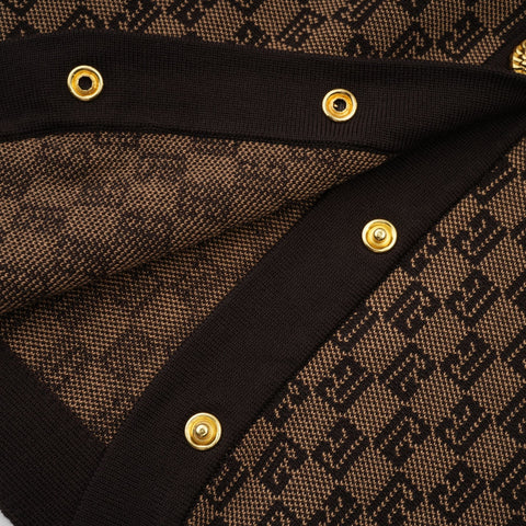 Cyrielle Monogram Jacquard Top and Trousers Set